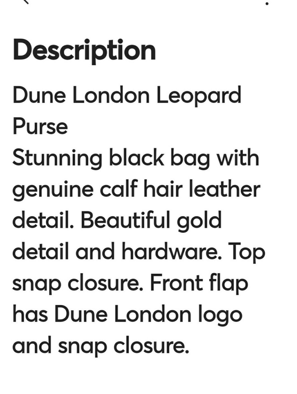 Dunne London Leopard Purse - Picture 8 of 9